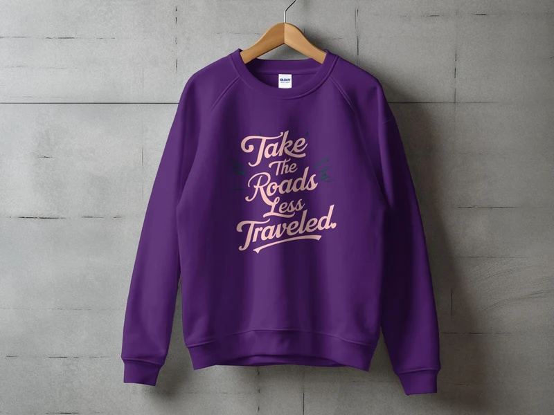 Adventure T-Shirt - Prenez les routes les moins fréquentées Graphic Tee - Wanderlust Apparel