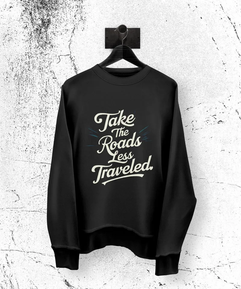Prendre les routes les moins fréquentées T-Shirt Inspirational Journey Graphic Tee