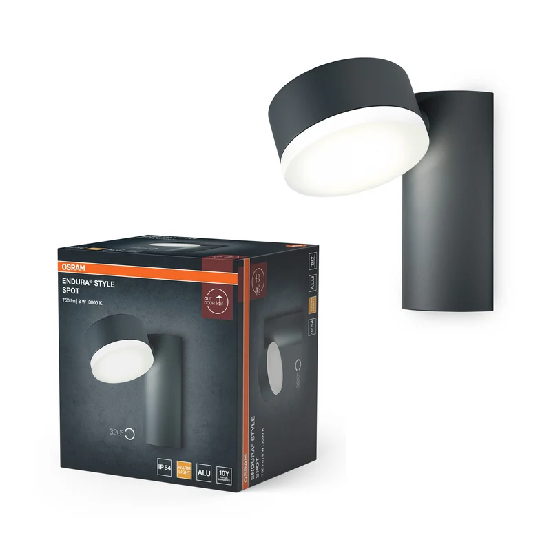 OSRAM ENDURA Style Luminaire extérieur LED avec tête pivotante