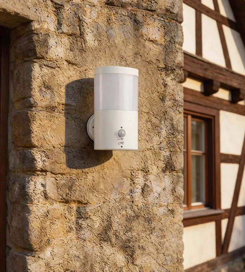 Applique murale extérieure LED DALLAS blanche 1000 lumens