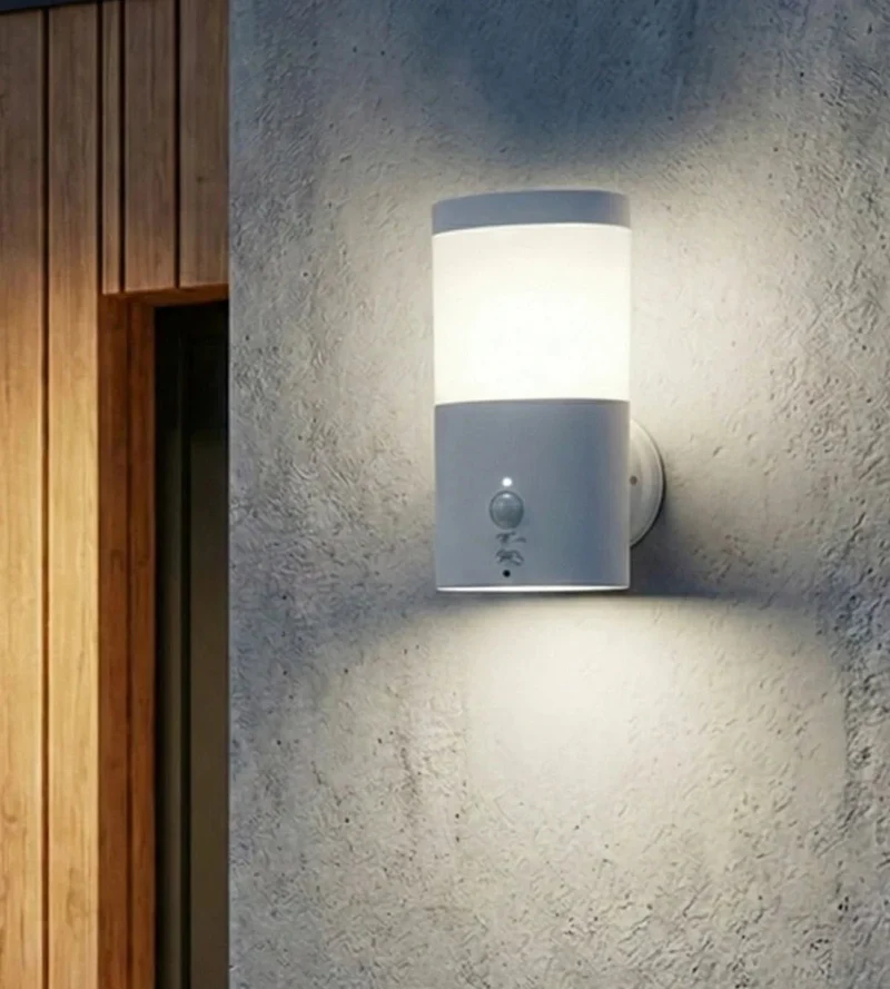 Applique murale extérieure LED DALLAS blanche 1000 lumens