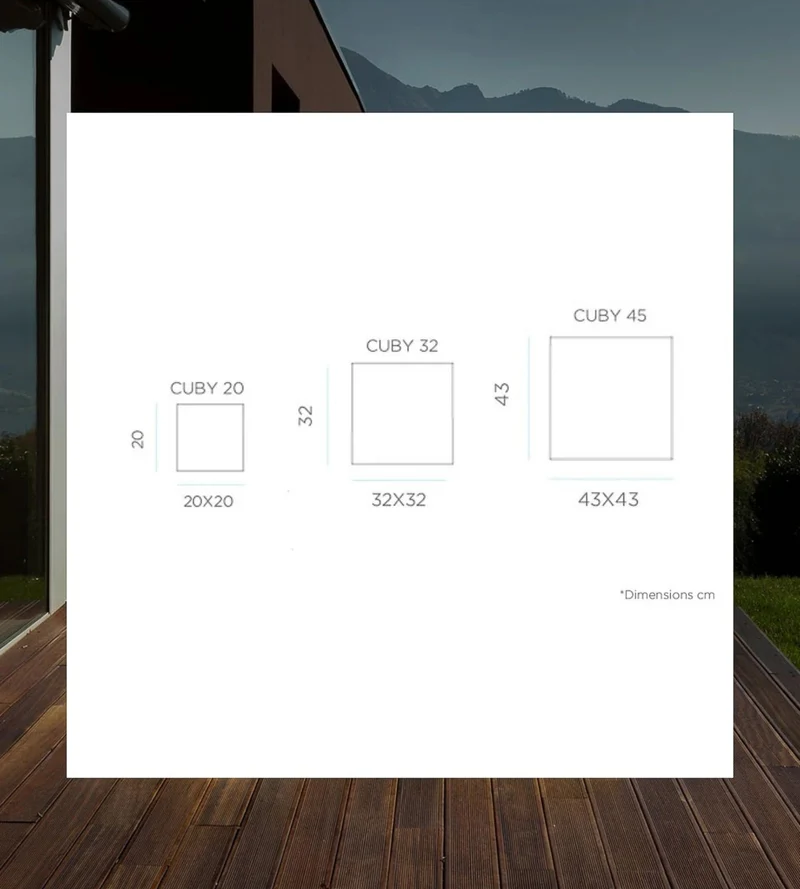 Cube lumineux rechargeable USB et solaire CUBY - RGB+CCT télécommandable - Extérieur et Intérieur