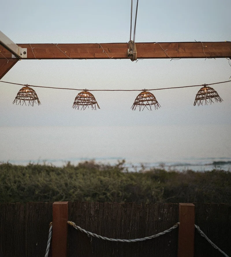 Guirlande lumineuse solaire ALMA - Design nature - 10 lampes