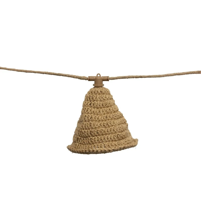 Guirlande lumineuse solaire MARO - Design nature - 10 lampes