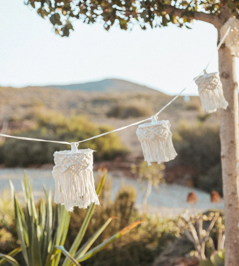 Guirlande lumineuse solaire MYKONOS - Blanc chaud - Extérieur et intérieur