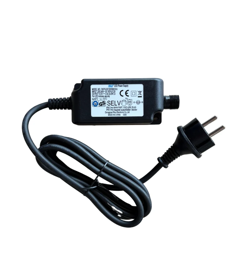 Transformateur 12V 24W pour gamme Piscine - DC - IP44 - Connectiques IP65