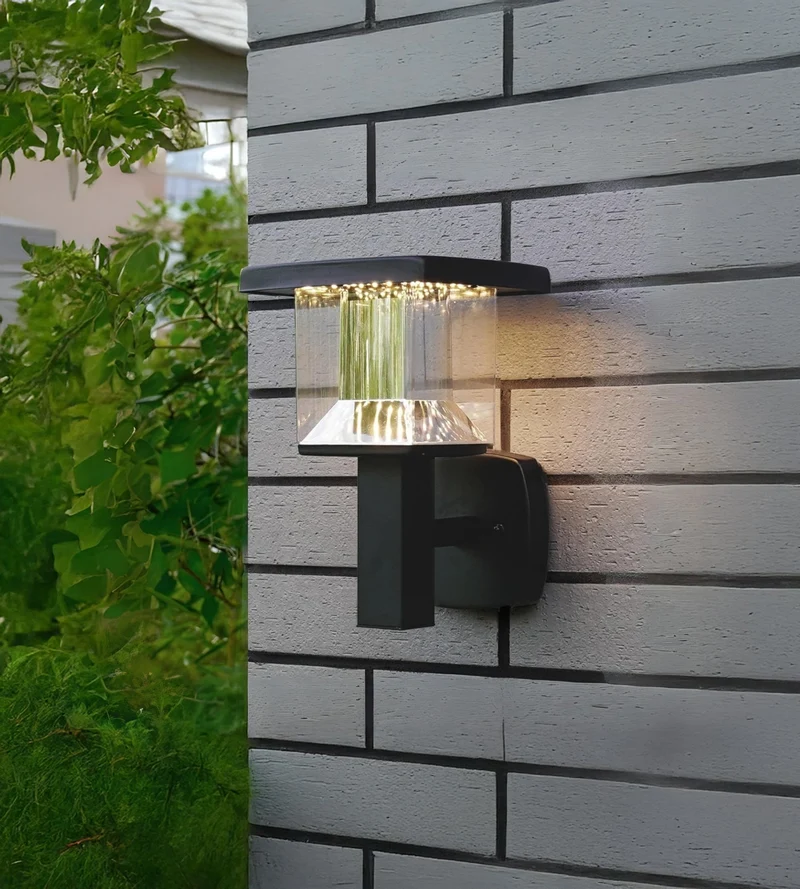 Applique murale extérieure LED MUNICH noire
