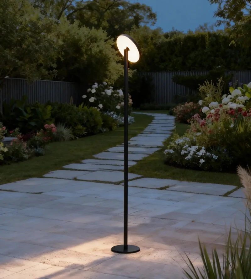 Lampe à poser solaire LED JAZZ noire