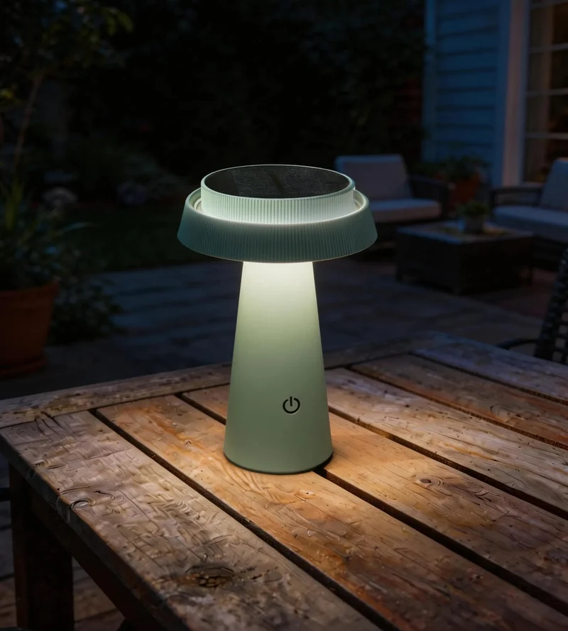 Lampe de table solaire LED ROSA