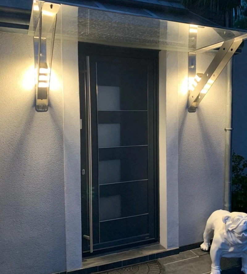 Applique murale extérieure LED Pyramide 1500 lumens - 48 leds