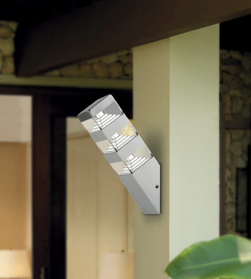 Applique murale extérieure LED Pyramide 1500 lumens - 48 leds