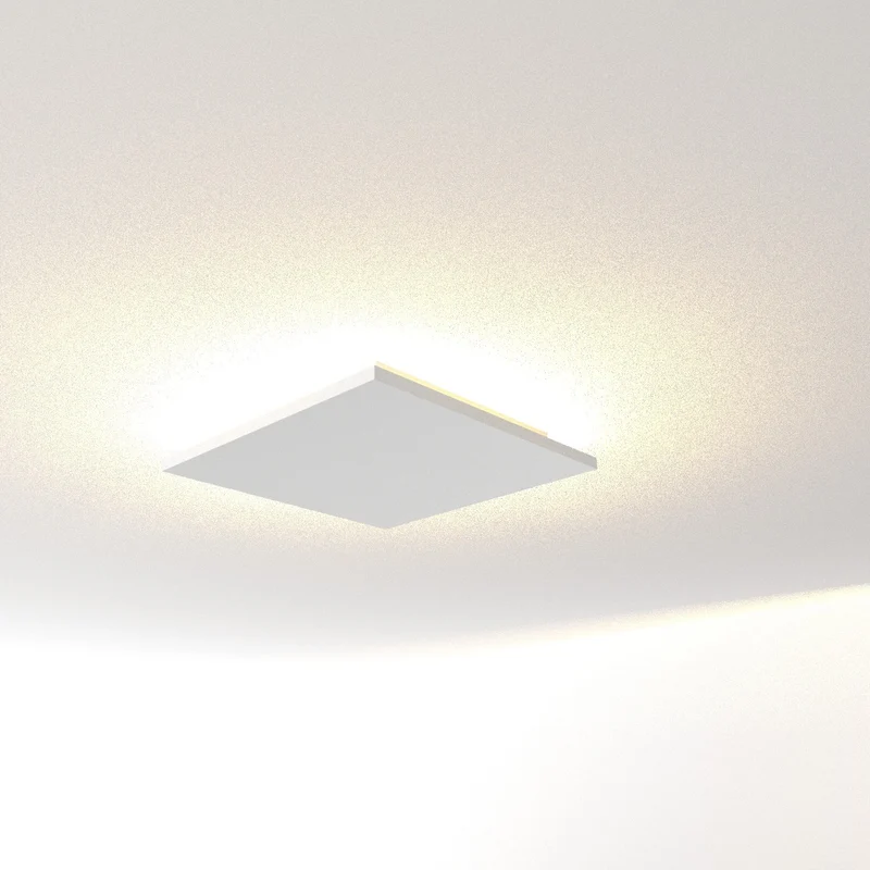 Plafonnier lumière indirecte carré 45 cm