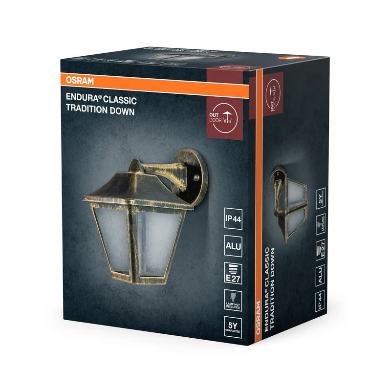 OSRAM ENDURA Classic Applique murale or, aluminium