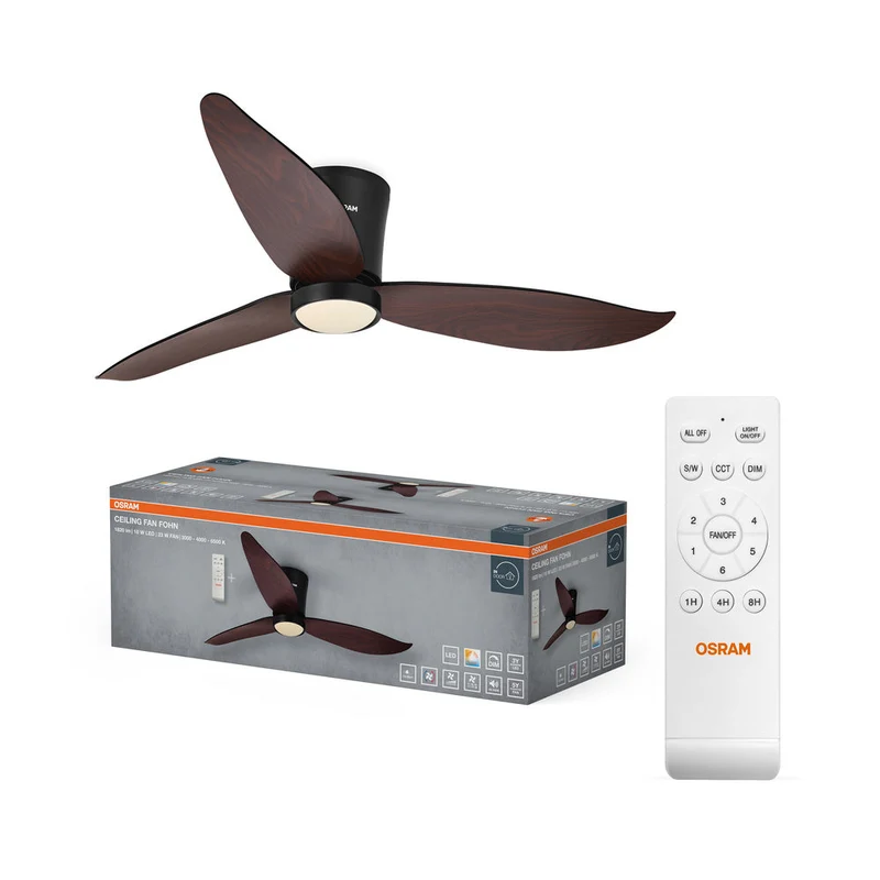 OSRAM Ventilateur de plafond LED Fohn 1168mm 41W CCT