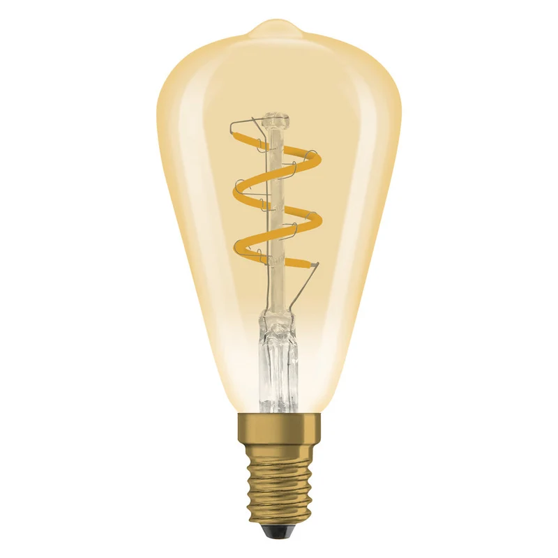 Vintage 1906 LED CLASSIQUE EDISON DIM 2.8W 822 Or E14 2