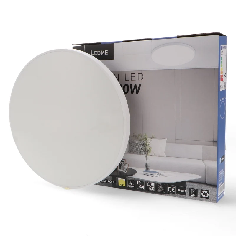 Plafonnier Led rond 24W 30 Diam.- 4500 K