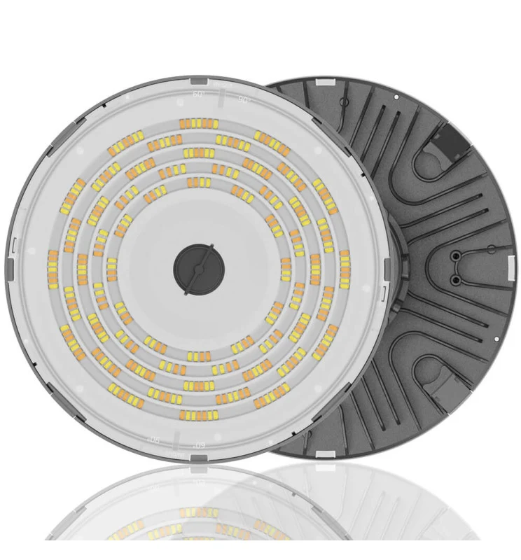 Cloche LED 150W type UFO - Leds Samsung 2835 - CCT - Compatible Zhaga