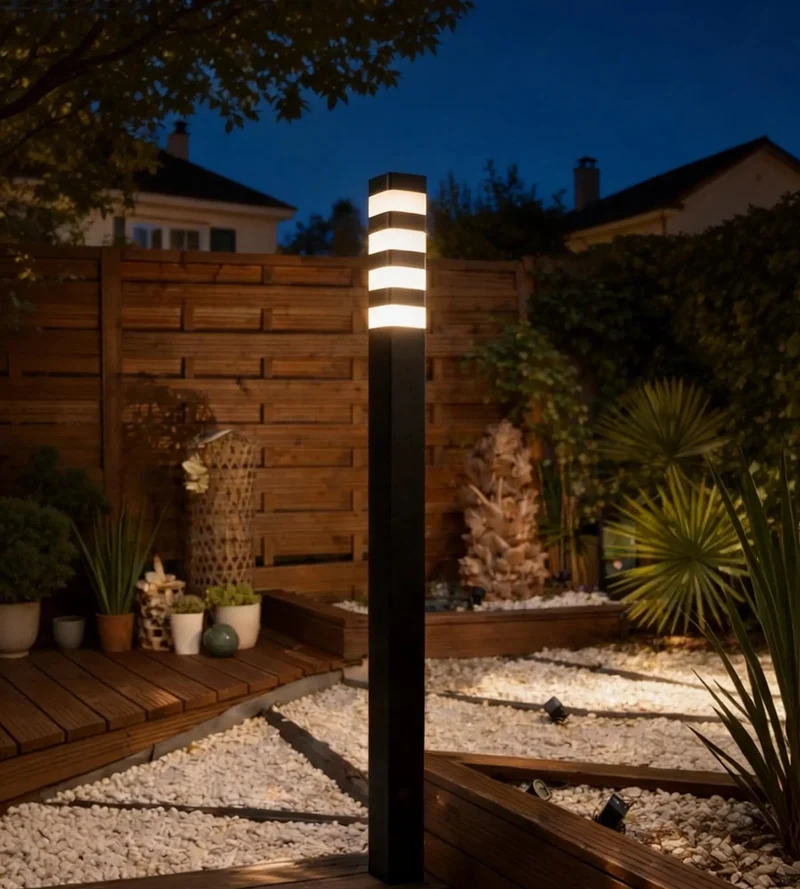 Lampadaire LED Pyramide 2000 lumens blanc neutre - 64 leds - Hauteur 2 mètres - Modulable