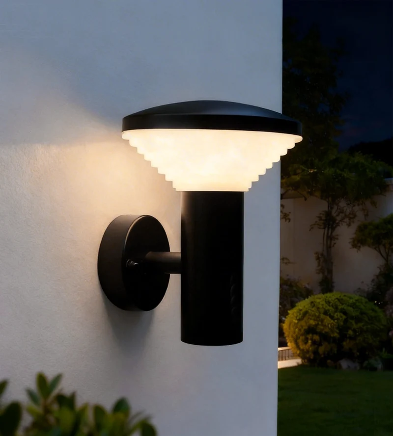 Applique murale extérieure LED OLONA noire