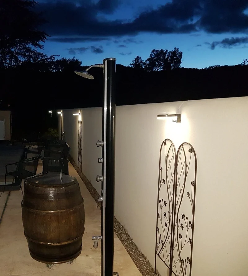 Applique murale solaire extérieure LED DAYTONA avec détecteur - 3 modes d'éclairage 75 à 600 lumens