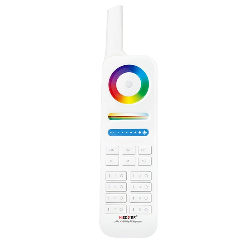 Télécommande RGBWW Gamme Lora 8 zones - FUT086 - Portée 50m
