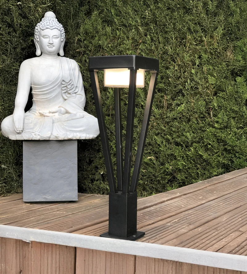 Borne extérieure BN–LUXOR noire - Ampoule GX53 non incluse