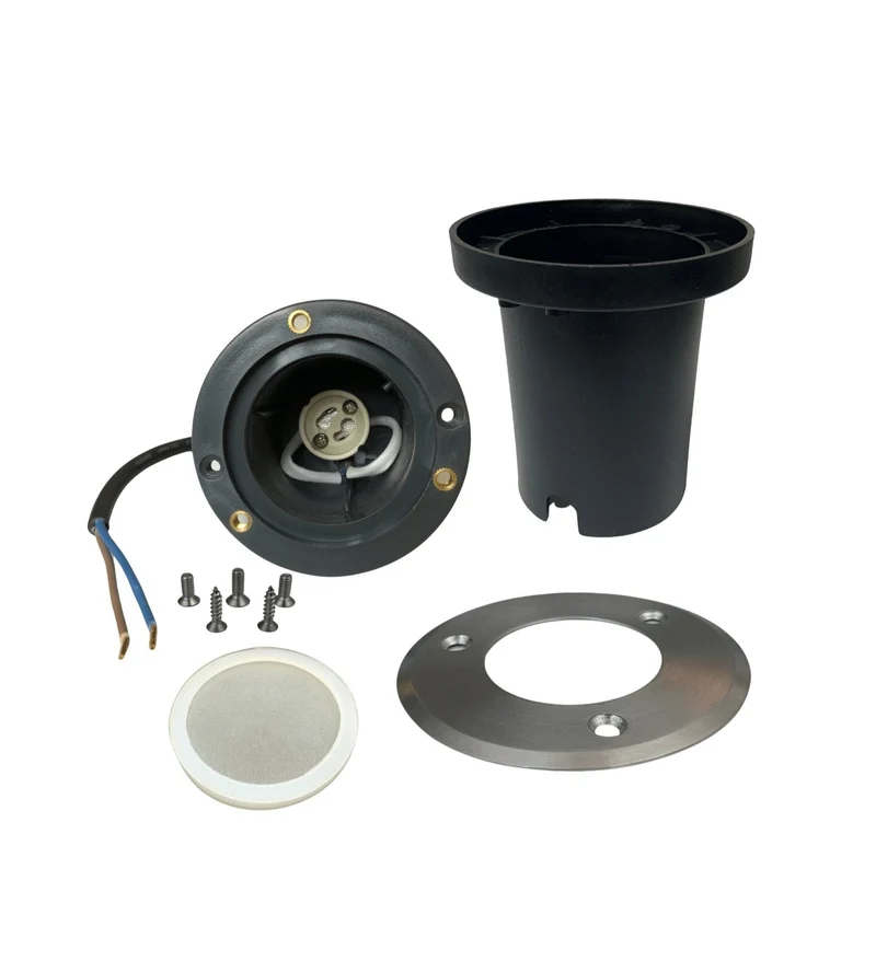 Spot encastrable à ampoule interchangeable GU10 - 230V - Ø 10 cm Rond