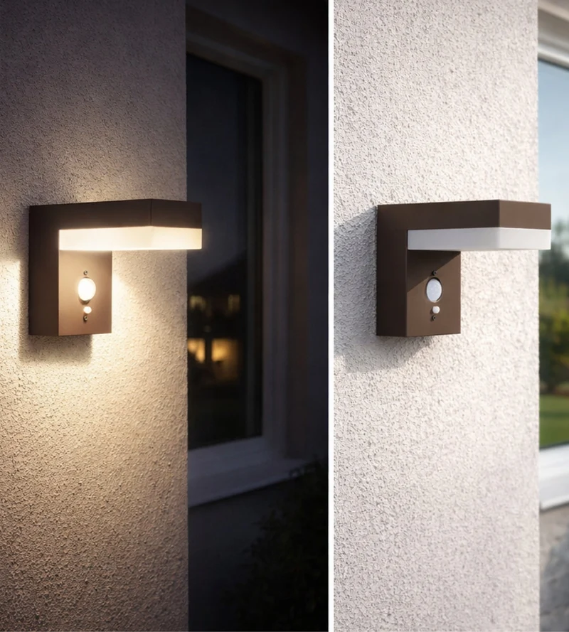 Applique murale solaire extérieure LED VENUS avec détecteur - 3 modes d'éclairage 100 à 1000 lumens