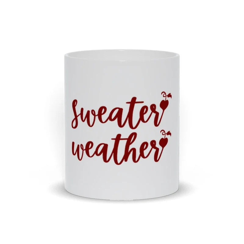 Tasses météo pull || Tasses d’automne et d’automne || L’automne est là || Peace Love, Thanksgiving au Canada, Thanksgiving aux États-Unis, tasse de feu de camp | Tasse mouchetée