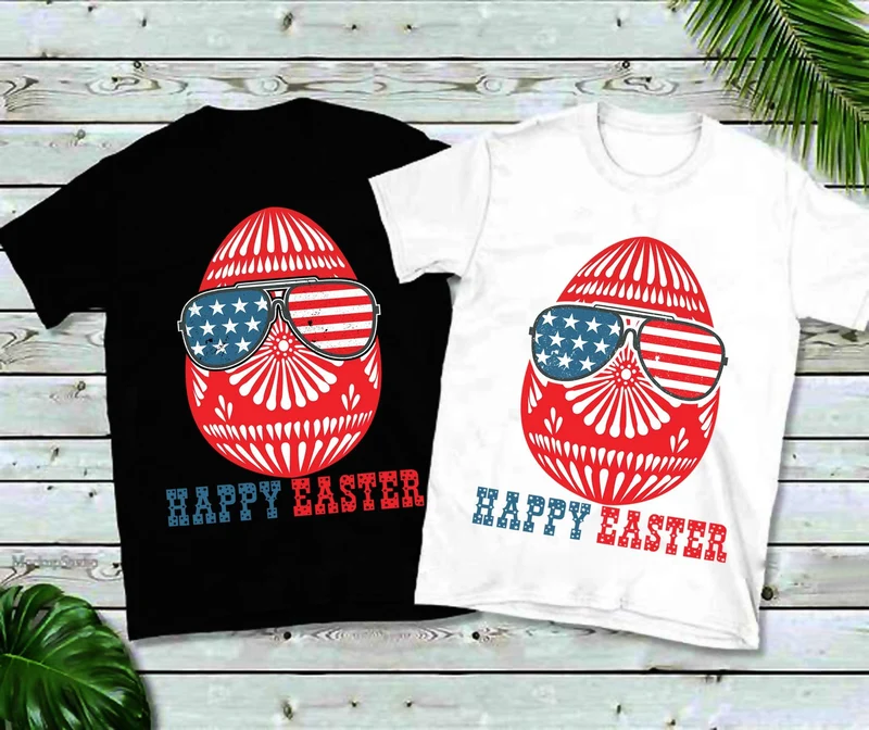 Joyeuses Pâques, T-shirts drapeau américain, T-shirt Joyeuses Pâques, T-shirt lapin, Chemise lunettes de soleil lapin, Chemise œuf de Pâques, Joyeuses Pâques américaines