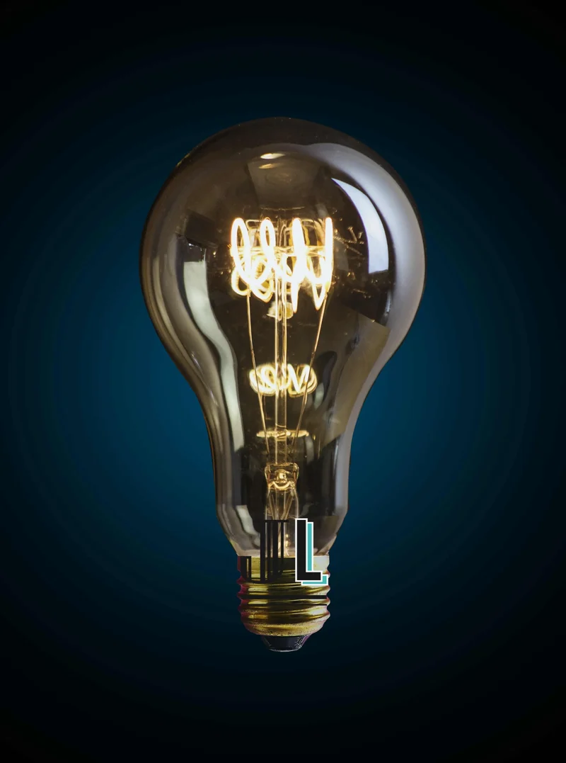 Ampoule LED poire à filament E27 dimmable, finition rose 4W