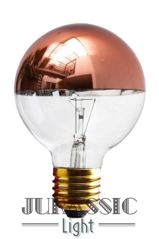 Ampoule Globe Dimmable 125mm E27 Calotte Cuivrée