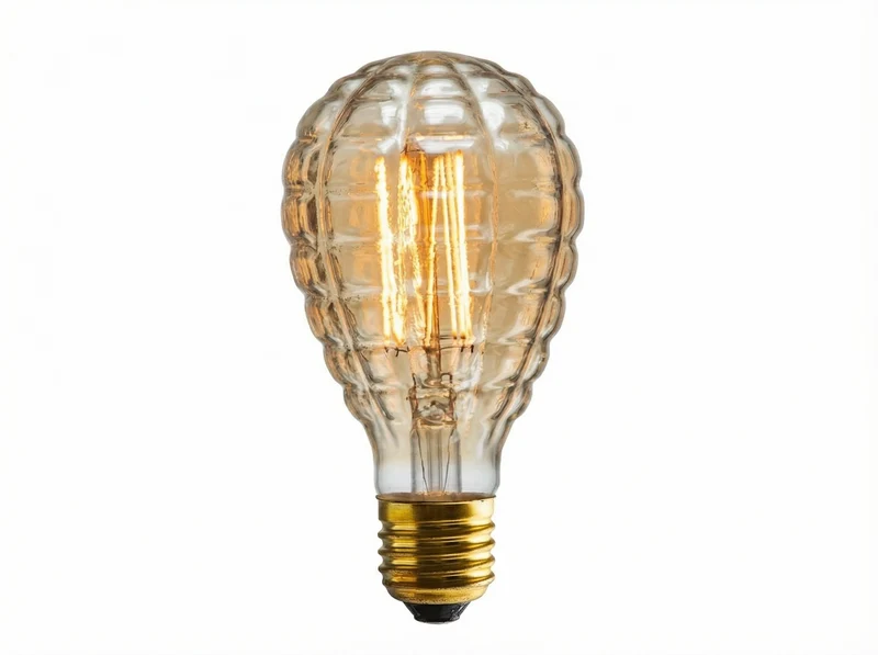 Ampoule Vintage E27 60W – Edison Waffle Gaufrée