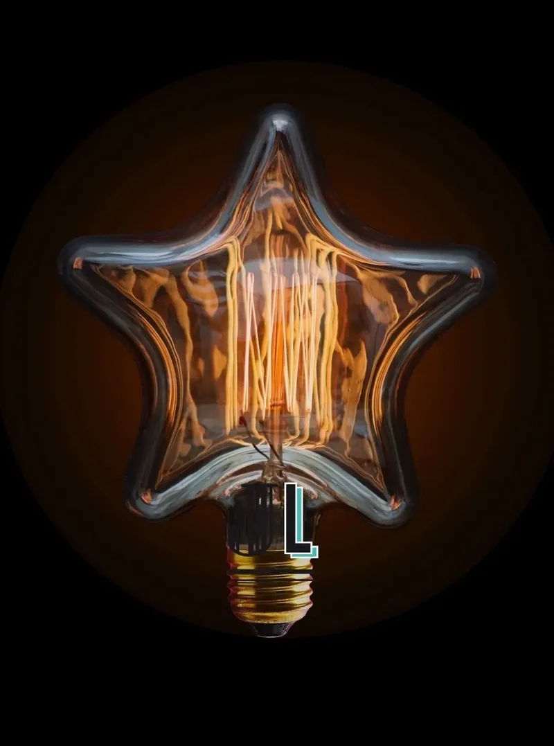 Ampoule Étoile Vintage Filament E27