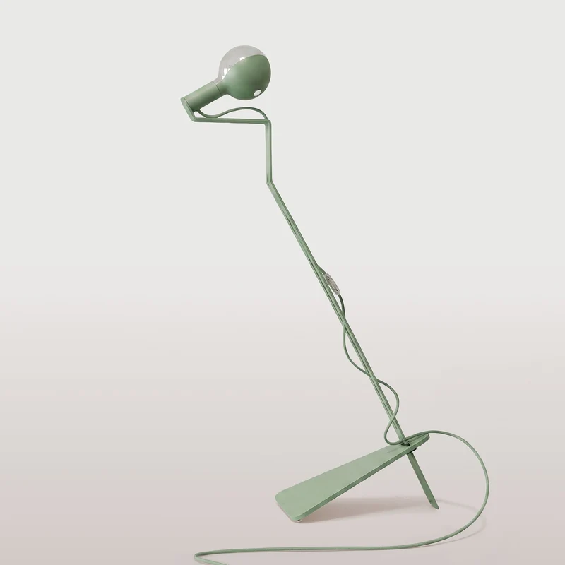 Lampadaire inclinable avec Ampoule LED G125 peinte - Mario Talia - Vert