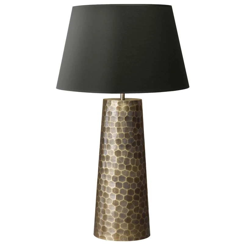 Bergame Lampe en laiton doré sans abat-jour