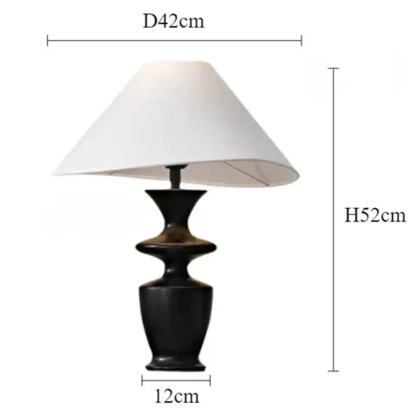 Lampe Bois Noir