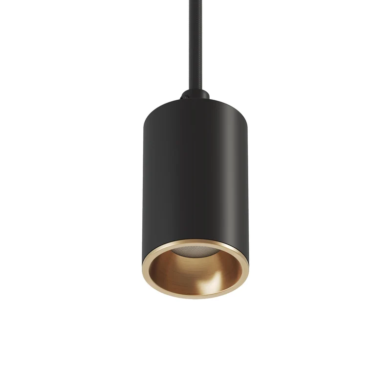 Faretto GU10 Spotlight LED Bispot - Nero / Bronzo satinato