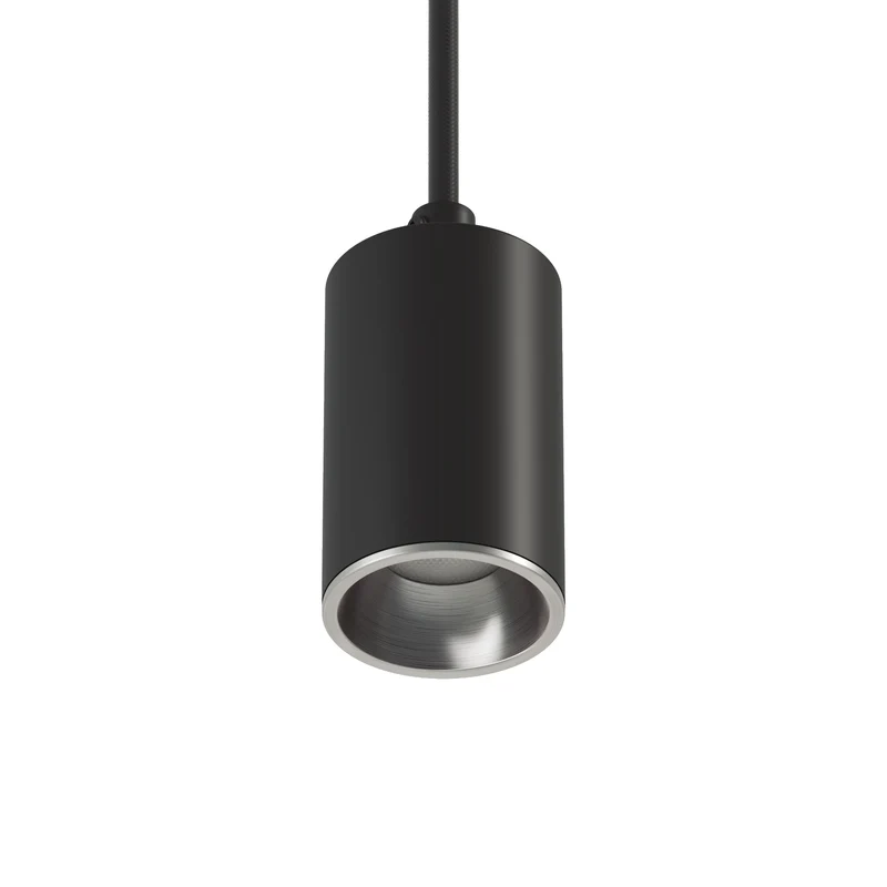 Spot GU10 Spotlight LED Bispot - Noir / Titane satiné