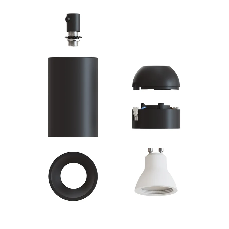 Spot GU10 Spotlight LED Bispot - Noir