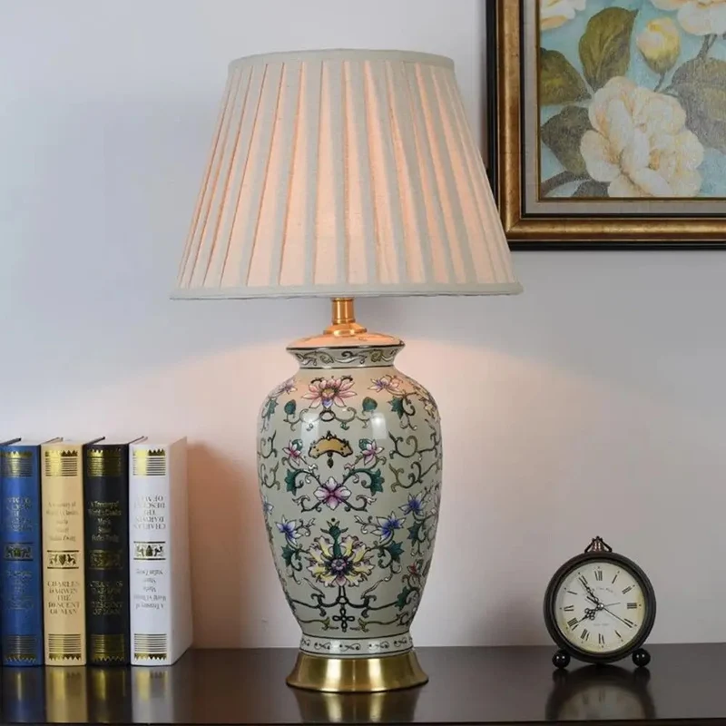 Lampe de Chevet Céramique Vintage