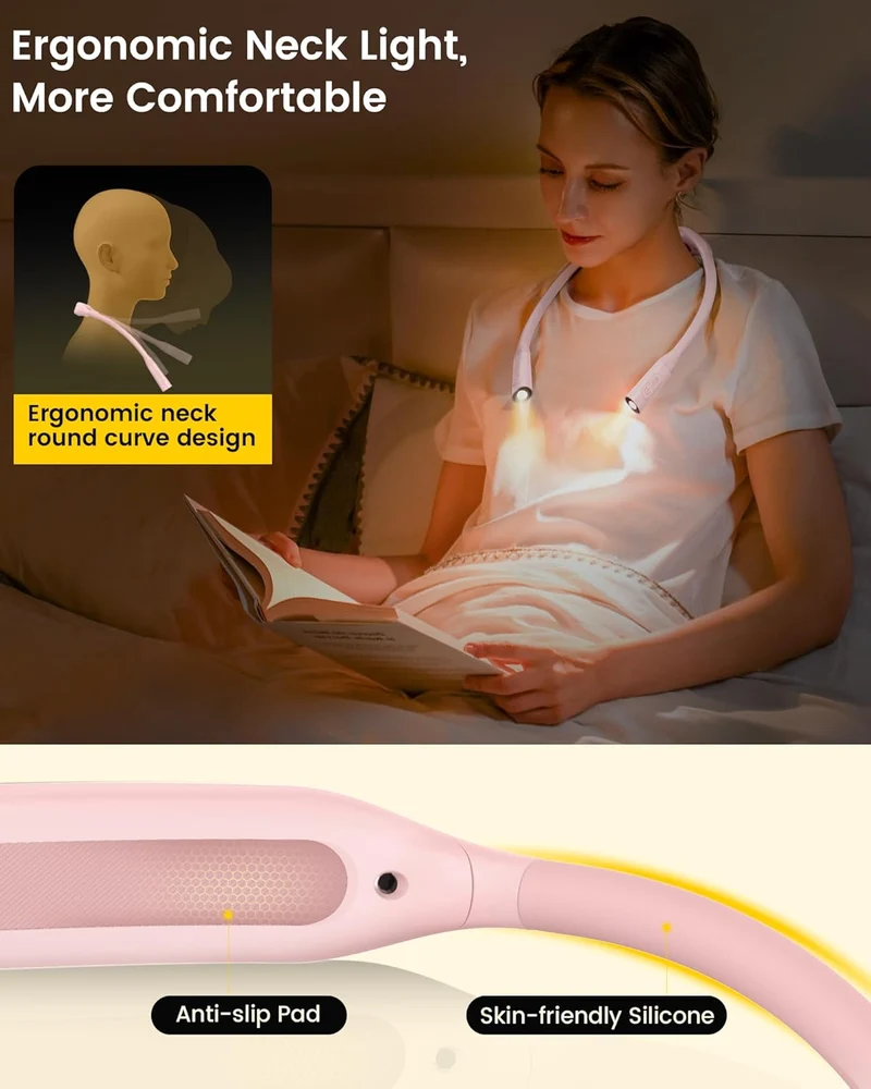 Glocusent Slim Curve Neck Reading Light