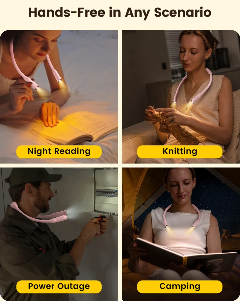 Glocusent Slim Curve Neck Reading Light