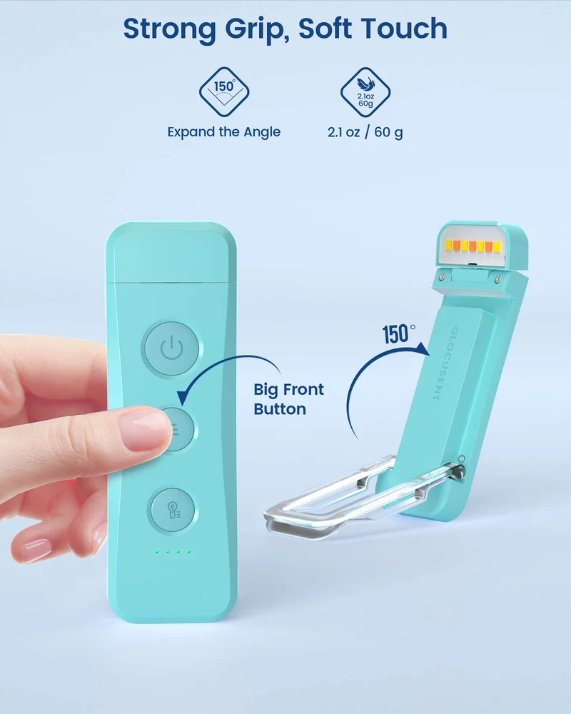 Glocusent Plus Bookmark Style Reading Light