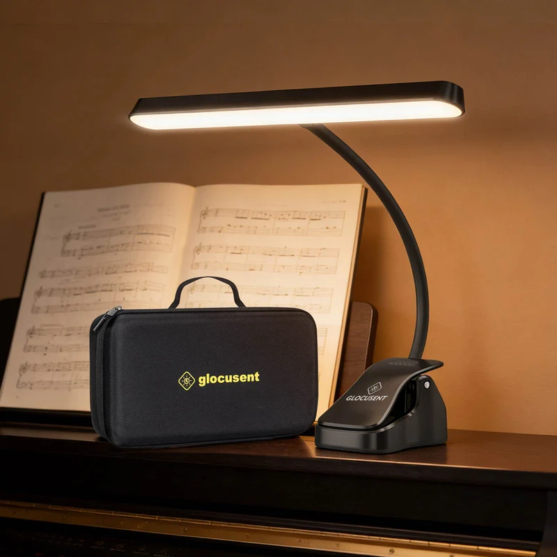 Glocusent Eye Caring Music Stand Light with a Carrying Case