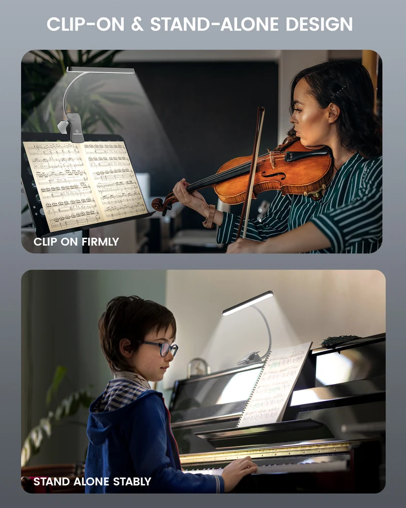 Glocusent Eye Caring Music Stand Light