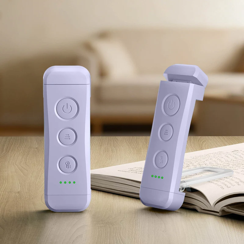 Glocusent Bookmark Style Reading Light USB Rechargeable