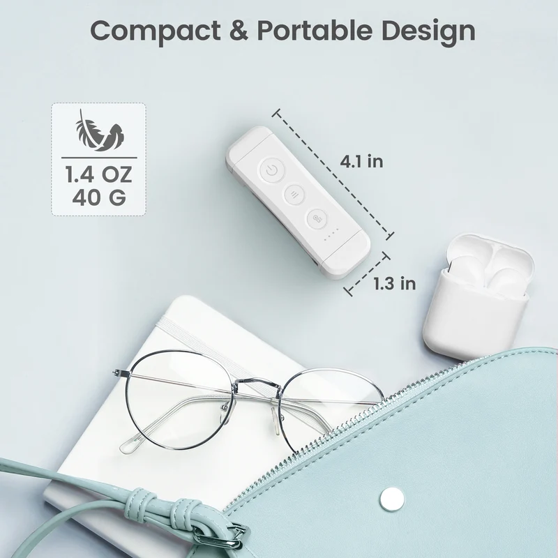 Glocusent Bookmark Style Reading Light USB Rechargeable