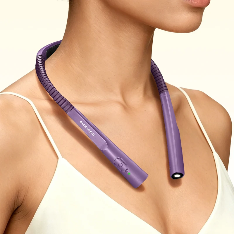Glocusent Upgraded Rechargeable LED Neck Reading Light
