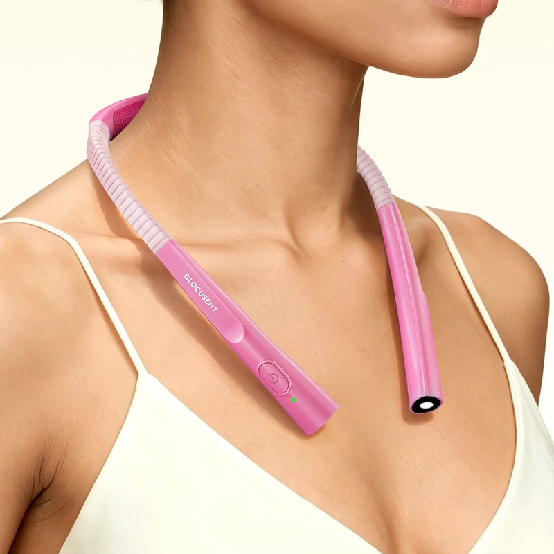 Glocusent Upgraded Rechargeable LED Neck Reading Light
